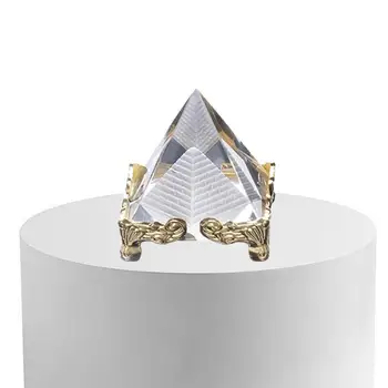הפירמידה ריפוי מלאכת יד קריסטל טבעי קוורץ קריסטל מתנה עיצוב הבית יפה ומבריק השטח טיפה קישוט השולחן