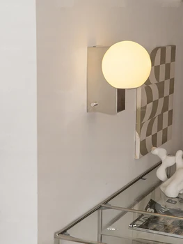 נורדי עמעום מנורת קיר, כדורי זכוכית מחקר סטודיו, חדר שינה, חדר אמבטיה אור