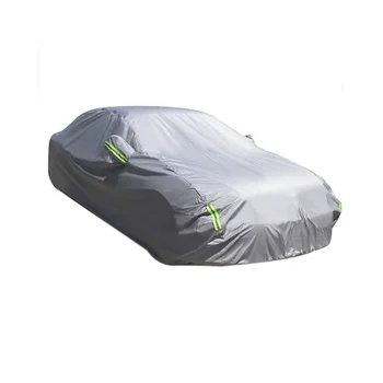 מלא המכונית מכסה Dustproof חיצוני מקורה UV שלג עמיד הגנה סדאן כיסוי עמיד למים אוניברסלי, 3XL