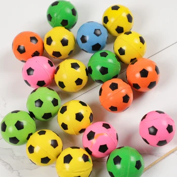 10Pcs צבעוני 30mm כדורגל גומי מתנפח קפיצה הביצים חיצוני ספורט, צעצועים לילדים, מסיבת יום הולדת טובות מתנה לתינוק מקלחת
