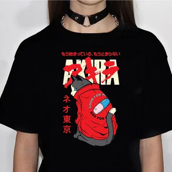 אקירה חולצות נשים יפניות חולצה נשית מנגה בגדים