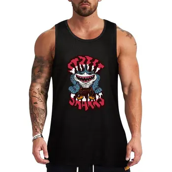 Jawsome - רחוב כרישים חולצת טי-שירט גברים מכון כושר חולצת גברים mens בגדי ספורט של גברים singlets