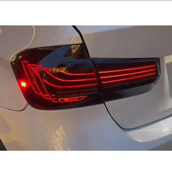 הרכב פנסים אחוריים עבור ב. מ. וו 3 F30 F35 318 320 328 M3 BMW3 2013-2018 CSI מנורות זנב RGB אחורית LED DRL העברת אות תור אור הרכבה