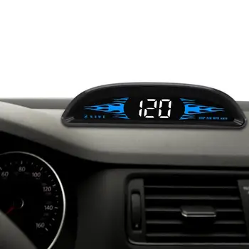 דיגיטלי האד מד המהירות במכונית נייד צג אוניברסלית GPS מד מהירות המכונית האד Head-Up Display עם מהירות