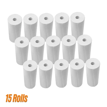15 גלילים תרמיים גלילי נייר 80*30mm מדפסת נייר הקופה לחמניות בסופר קופה קבלה נייר הדפסה