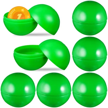 25 יח ' כדור הפיס לאסוף את הביצים חלקה בצבע טניס ירוק צעצועים המשחק מכונת פלסטיק אביזרים למסיבה