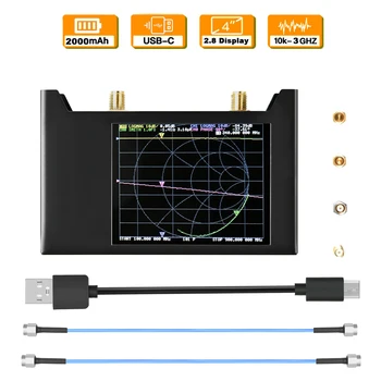 Nanovna V2 2.8 אינץ מסך מגע 3G וקטור Network Analyzer SAA2 גלים קצרים אנטנה מנתח HF VHF Network Analyzer