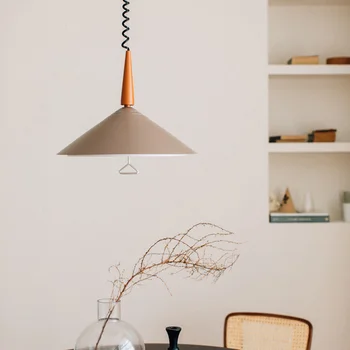 Led אמנות נברשת תליון מנורה אור עיצוב חדר נורדי דני מודרני מינימליסטי האוכל חדר השינה ההגירה חלון מתיחה מעצב