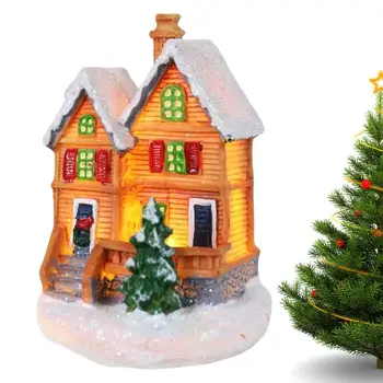 הכפר עיצוב חג המולד עמיד נושא חג המולד מלאכות הבית מוס פיות הגינה קישוט תפאורה נוף