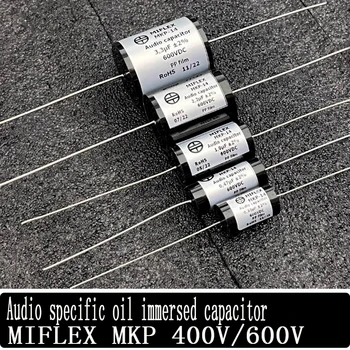 2pcs/lot פולין מייבאת MIFLEX MKP-14 ±2% 600VDC 400VDC מתכת פוליפרופילן אודיו שמן מיוחד-קבל שקוע